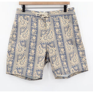 Faherty Men's Sunwashed Board Shorts Shoreline Paisley Sz 32 NEW